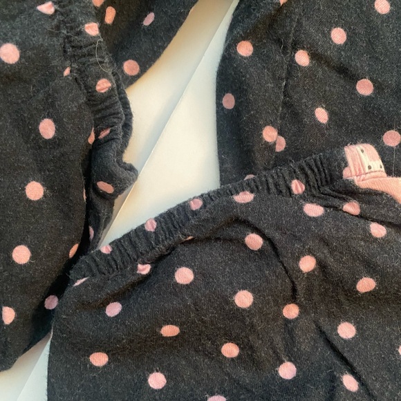 Victoria’s Secret black and pink polka dot pajama bottoms - Picture 7 of 8